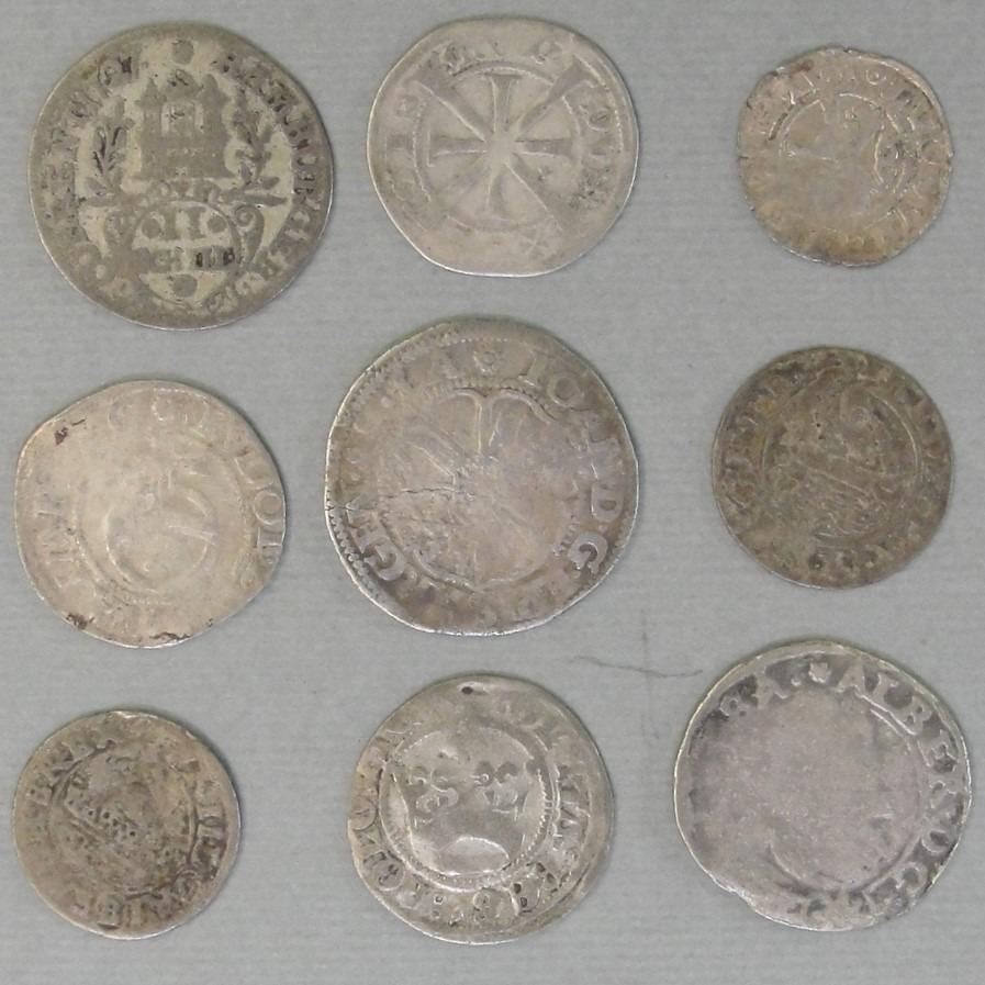 9 starých strieborných mincí! - Numizmatika