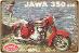 plechová ceduľa - Jawa 350 (dobová reklama) - Auto-moto