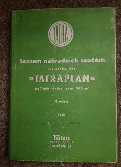 Seznam náhradních součástí Tatraplan  - Auto-moto