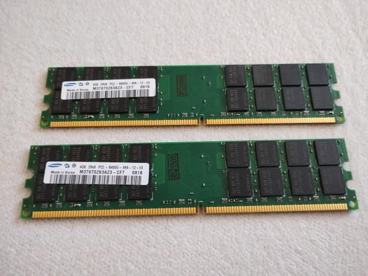 RAM Samsung 8GB KIT (2x4GB) DDR2-800 - Počítače a hry