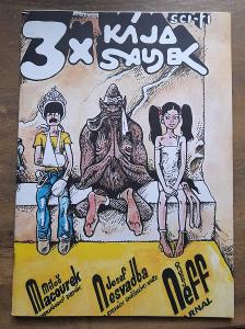 3x Kája Saudek - obrázkový seriál - sci-fi, 1989  Intaktní stav