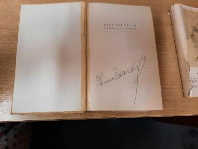 Prezident Edvard Beneš - Autogram 1946 + kniha " Šest let v exilu " 