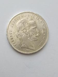 1 zlatník AG 1879 K. B. Uherský 