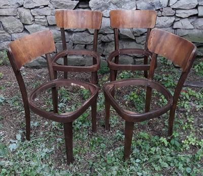 4 židle Thonet