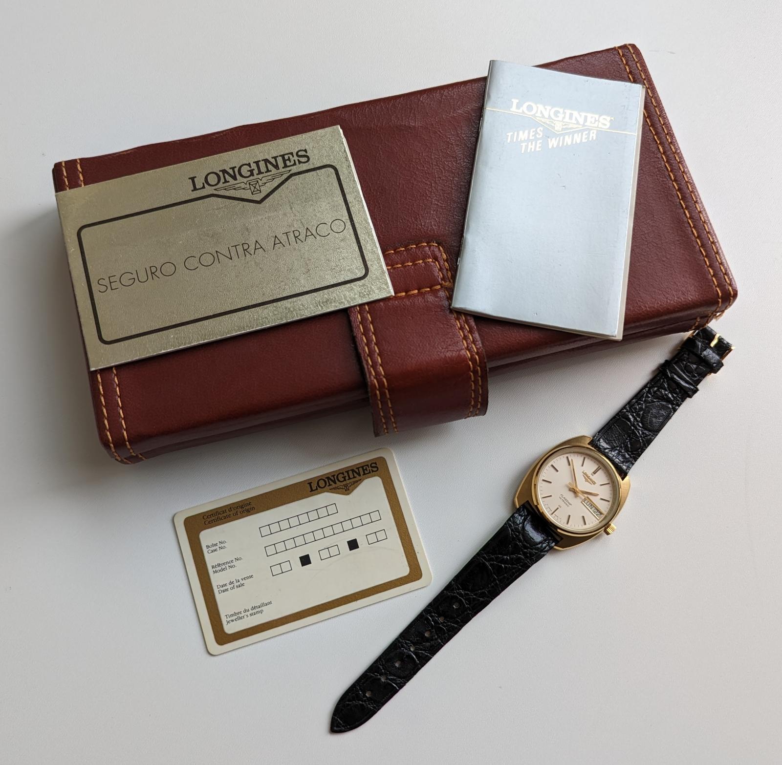 NOS Longines Flagship Ultronic star hodinky strojek Longines