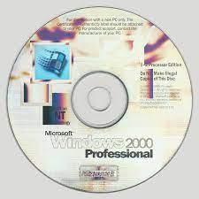 MICROSOFT WINDOWS 2000 PRO EDITION SP4 CZ (ORIGINÁLNÍ INSTALAČNÍ DISK)