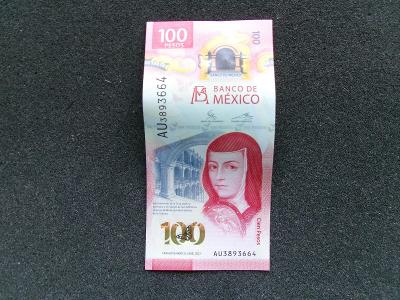 Bankovka Mexico Mexiko sto 100 Pesos polymer