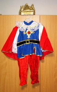 N4963 PRINCÁTKO - karnevalový kostým pro děti vel.86