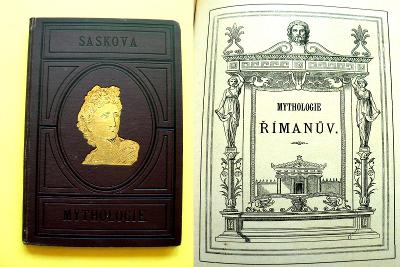 Saskova Illustrovaná Mythologie Řekův a Římanův Vazba (1890)				