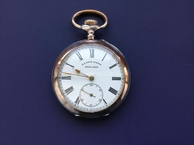 Ag 800/1000 Vega starožitné hodinky H.E.Peck London Swiss made