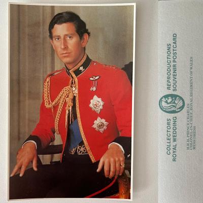 PRINCE CHARLES Prince Of Wales Barevná Pohlednice - ČTI POPIS AUKCE