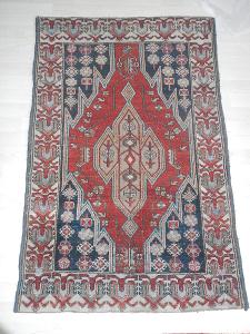 Starožitný perský orientální ručně vázaný koberec  Mazlagan 121x78