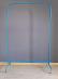 Šatníkový stojan - vešiak Ikea Mulig modrý - Nábytok