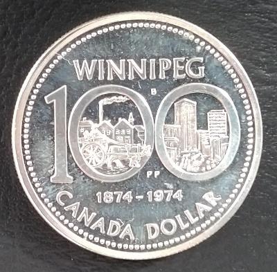 Kanada 1 dollar 1974 Winnipeg KM 88a Ag stav