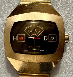 Číslicové Náramkové hodinky SICURA Breitling - SWISS MADE