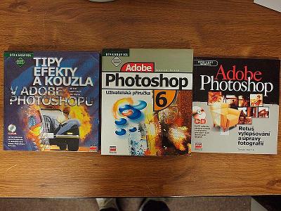 příručky a knihy o Adobe Photoshop, bez CD příloh