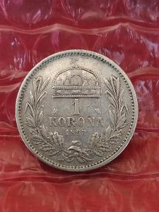 1 korona FJ I 1893