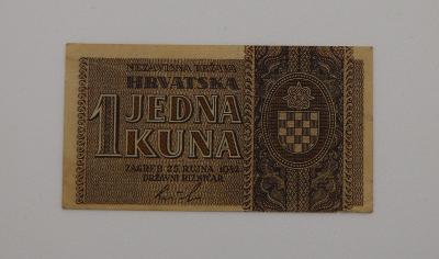1 Kuna 1942 - Chorvatsko
