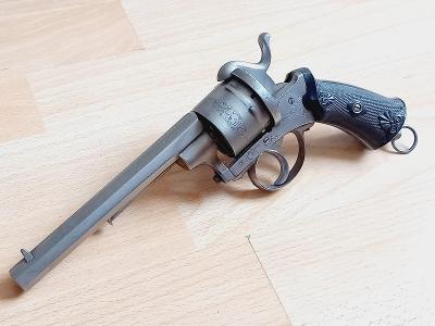 Velký zdobený SA/DA revolver systému Lefaucheux 11mm (TIP/TOP) A1