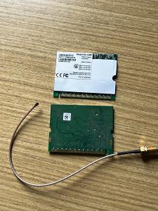 Atheros mPCI karta CM9, funkční, 2,4GHz i 5 GHz + pigtail, do MikroTik