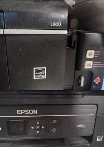 Set 2 inkoustových tiskáren  EPSON řady L funkčních jen zaschlé hlavy