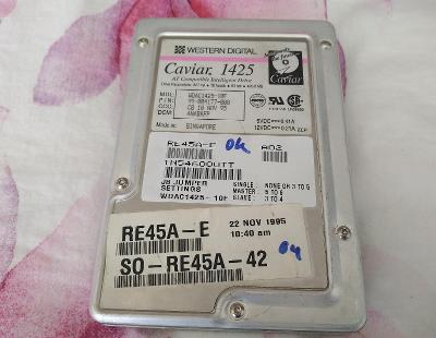 Starý disk do počítače #1 - 426.8 MB IDE pro 286, 386, 486