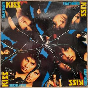LP Kiss - Crazy Nights, 1987 EX