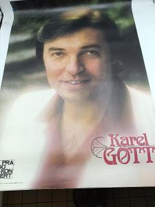 Karel Gott   - Dobový  velký plakát