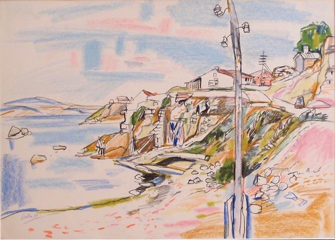 Josef Liesler: Na pobreží, 1961 - Umenie