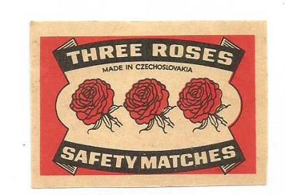 K.č. 5-K- 1117a  Three Roses ... - krabičková, dříve k.č. 1116.