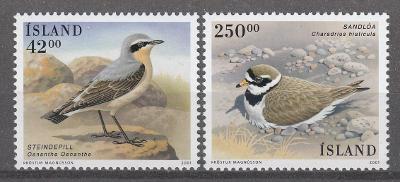 Island ** Mi.996-997 Ptáci, fauna, příroda (Mi€ 7,50)