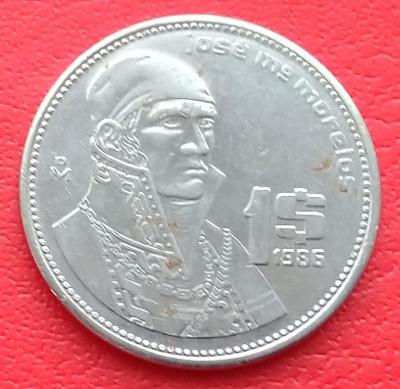 Mexiko 1 peso 1986