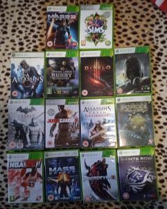 Xbox 360 hry ( Diablo, Mass Effect, Batman, The Sims, Bioshock...)