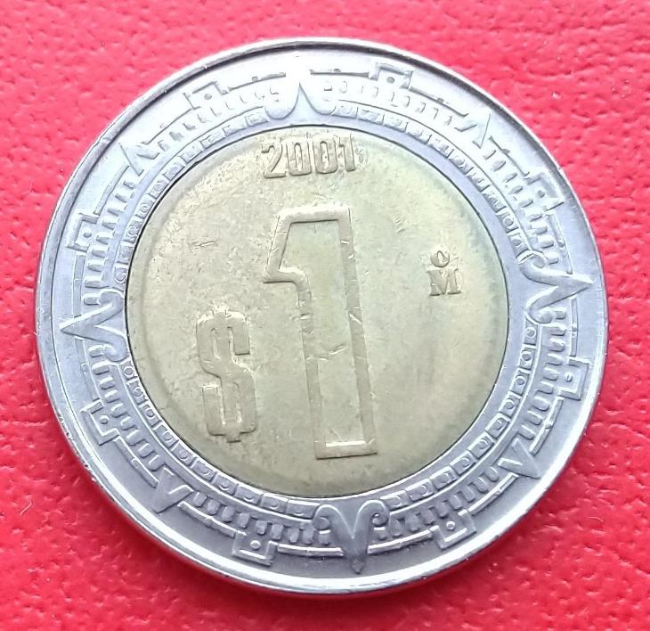 Mexiko 1 peso 2001 - Numismatika