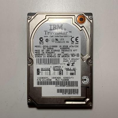 Historický HDD 2,5 IBM Travelstar DCXA-210000