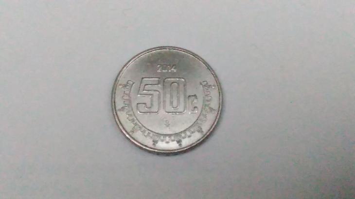 50 c 2014 Mexiko - Numismatika