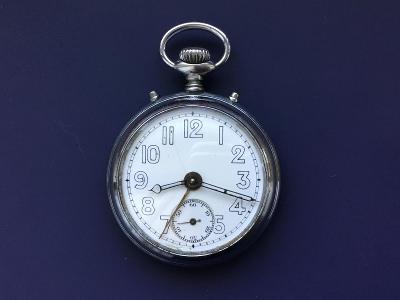 Kapesní hodinky Junghans s budíčkem, plně funkční - průměr 52 mm