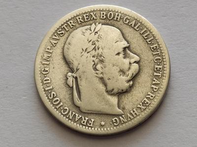 mince rakousko-uhersko 1 koruna1894 stříbro !!!