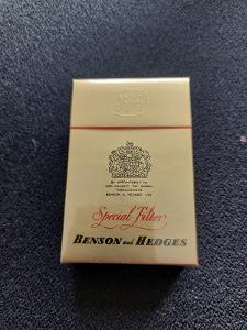 Benson and Hedges - Special filter - London England - sběr. cigarety
