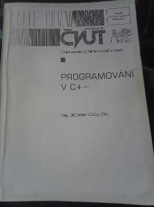 Programování v C ++. Virius 1998. Skripta ČVUT 
