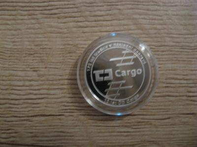 Stříbrný pamětní medailon ČD Cargo