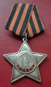 ZSSR, Rád Slávy 3. trieda Číslo: 67687 medaila