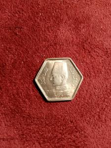 stříbro Egypt 2piastr 1363-1944 (2,8g) UNC 32,000ks