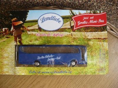 Autobus MERCEDES - reklama fy. "LANDLIEBE", mléčné výrobky, kráva