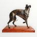 Anglický chrt - Barzoj - Azavak - Pes - Liatinová soška psa - Starožitnosti a umenie