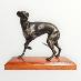 Anglický chrt - Barzoj - Azavak - Pes - Liatinová soška psa - Starožitnosti a umenie