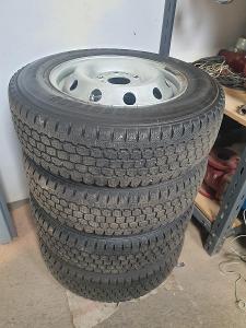 Zimné pneu na diskoch na Peugeot Boxer