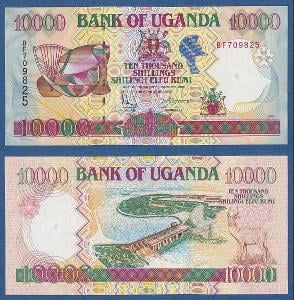UGANDA 10000 Shillings 1998 P-38b UNC