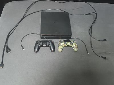 PlayStation 4 slim 500 GB 2 originální ovladače