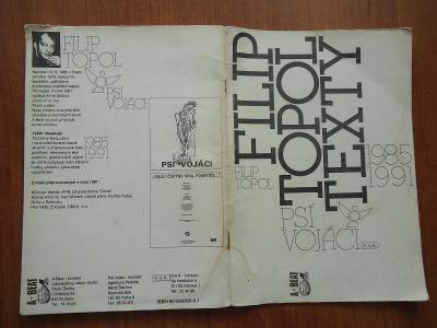 FILIP TOPOL TEXTY - 1985 - 1991...vyd.A-Beat,Brno,1991